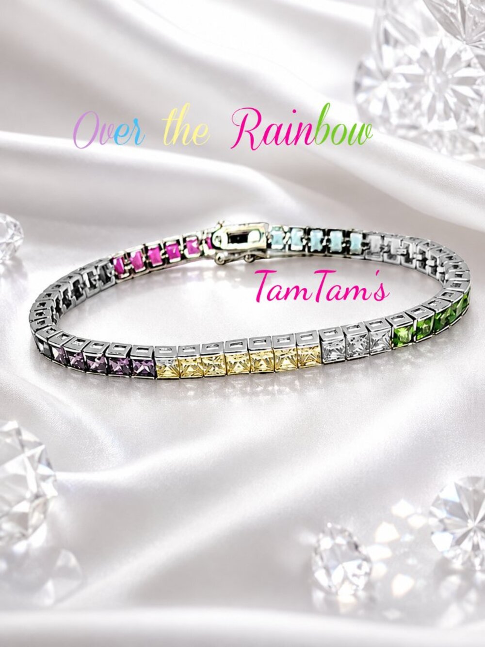 Park Lane Over the Rainbow Impression Tennis Bracelet
